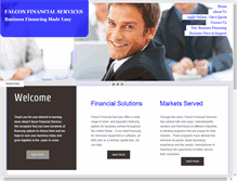 Tablet Screenshot of falconfinancialservices.net